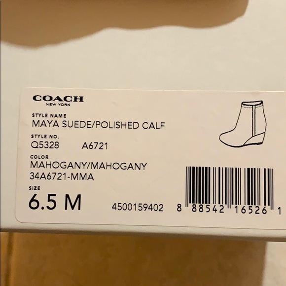 Coach suede bootie - Picture 8 of 8